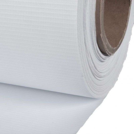 Μουσαμάς PVC 450 γραμμάρια σε ΡΟΛΟ ΣΤΑ ΜΕΤΡΑ ΣΑΣ Πλάτους 1.37μ Λευκό (Τιμή Ανά Τετραγωνικό)