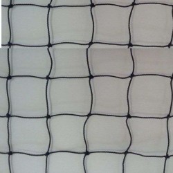 Δίχτυ περίφραξης γηπέδου Φ2 χιλ μάτι τετράγωνο 12 Χ 12 πράσινο, ραμμένο περιμετρικά, με σχοινί