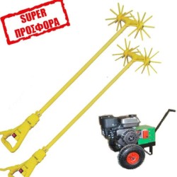 ΣΕΤ Προσφορά 2 Ελαιοραβδιστικό Παλμικό Αχινός 2.3μ & Γεννήτρια  12V 70A για 5 ραβδια Lion