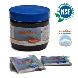 Διοξειδίου του Χλωρίου Dutrion Βιοκτόνο σε Ταμπλέτα για Απολύμανσης Νερού, Επιφάνειας 20 gr Min 10 ταμπλέτες