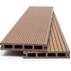 DECK-WPC Δαπέδου TEAK 40150 Πάχος 2,30cm x Πλάτος 14,00cm x Μήκος 3,60m Τιμή ανά Τεμάχιο