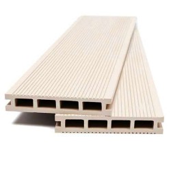 DECK-WPC Δαπέδου WHITE 40130 Πάχος 2,30cm x Πλάτος 14,00cm x Μήκος 3,60m Τιμή ανά Τεμάχιο