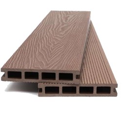 DECK-WPC Δαπέδου Νέας Γενιάς με 3D Νερά Light BROWN 8040 Πάχος 2,50cm x Πλάτος 14,60cm x Μήκος 3,60m Τιμή ανά Τεμάχιο