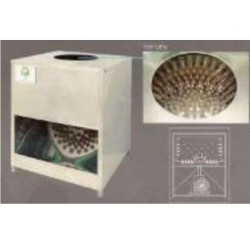 Ανοξείδωτη αποπτιλωτική μηχανή 8-10 κοτόπουλα (Ξεπουπουλιάστρα)