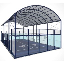 Γήπεδο Padel Tennis με Στέγη Διαστάσεων 10μΧ20μ 