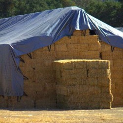 Μουσαμάς Αδιάβροχος 8Χ10 Λευκός 250 γρ Μπουντούζια ανά 100 εκ. 