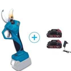 Pruning Shears with 40mm Cutting with 2 Batteries and a Free Blade