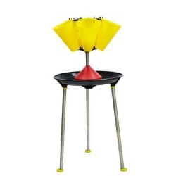 Χωνί σφαγής Κότας 5 τεμαχίων με  Βάση και Τραπέζι συλλογής 