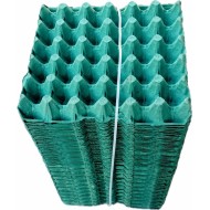 Χάρτινες Αυγοθήκες των 30 αυγών ΠΡΑΣΙΝΕΣ κάθε δέμα έχει μέσα 75 θήκες DENTAS για Μέγεθος Αυγών Large