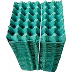 Χάρτινες Αυγοθήκες των 30 αυγών ΠΡΑΣΙΝΕΣ κάθε δέμα έχει μέσα 75 θήκες DENTAS για Μέγεθος Αυγών Large