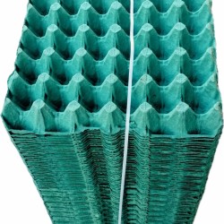 Χάρτινες Αυγοθήκες των 30 αυγών ΠΡΑΣΙΝΕΣ κάθε δέμα έχει μέσα 75 θήκες DENTAS για Μέγεθος Αυγών Large