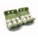 Χάρτινες Θήκες 12 αυγών (2Χ6) με καπάκι Πράσινες κάθε δέμα έχει μέσα 146τεμ CDL