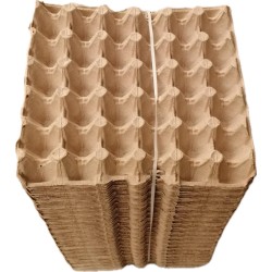 Χάρτινες Αυγοθήκες των 30 αυγών ΓΚΡΙ κάθε δέμα έχει μέσα 75 θήκες DENTAS για Μέγεθος Αυγών Large