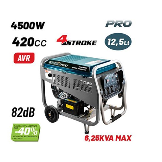 BORMANN PRO - BGB9000 - Γεννήτρια πετρελαίου μονοφασική