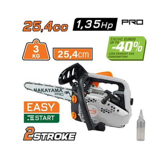 NAKAYAMA Pro PC3530 ΑΛΥΣΟΠΡΙΟΝΟ ΒΕΝΖΙΝΗΣ ΛΑΜΑ  10''/25cm