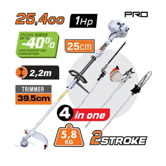 NAKAYAMA PRO - PS5105 - Πολυμηχάνημα βενζίνης 4 σε 1