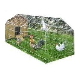 Προαύλιο ΜΟΝΟ ΣΥΡΜΑΤΙΝΟ (καθόλου ξύλινο) Κοτέτσι Διαστάσεις: 2,20 x 1,00 x Υ1,00μ