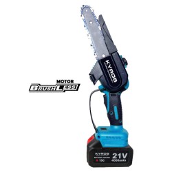 Αλυσοπρίονο Κλαδευτικό Μπαταρίας KYROS KY 261 Επαγγελματικό με Λάμα Curving 16εκ, 2 Μπαταρίες, ΑΝΤΛΙΑ Λαδιού για Πραγματικά Αυτόματη Λίπανση Αλυσοπρίονο Κλαδευτικό Μπαταρίας KYROS KY 261 Επαγγελματικό με Λάμα Curving 16εκ, 2 Μπαταρίες, ΑΝΤΛΙΑ Λαδιού για Πραγματικά Αυτόματη Λίπανση