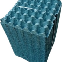 Χάρτινες Αυγοθήκες των 30 αυγών ΜΠΛΕ κάθε δέμα έχει μέσα 250 θήκες DENTAS για Μέγεθος Αυγών Large