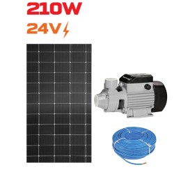 Ηλιακή Αντλία Νερού με Φωτοβολταϊκό NAKAYAMA Pro NP2200 (24V) Σετ με Πάνελ 450W