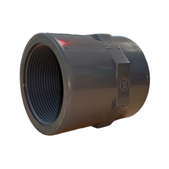 Μούφα Βιδωτή PVC 1/2"x 1/2"