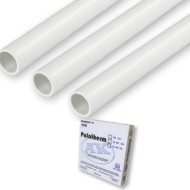 Σωλήνας Δικτυωμένου Πολυαιθυλενίου Ασπρος Τουμπόραμα Ύδρευσης & Θέρμανσης Palatherm PE-Xb από Φ15 έως Φ32