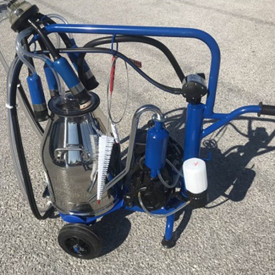 Φορητό Αρμκεκτικό Σύστημα για 1 Αγελάδα με 1 Ανοξείδωτο Κάδο 30 Λίτρων με Πνευματικό Παλμοδότη