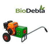 Γεννήτρια Ελαιοραβδιστικού Τροχήλατη BioDebla 12-30V LION 6.5HP 100 Α με 4 Μπρίζες 6 Ελαιοραβδιστικά