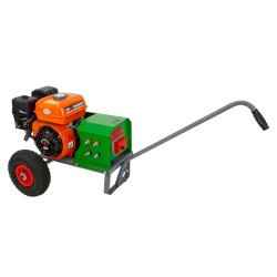 Γεννήτρια Ελαιοραβδιστικού Τροχήλατη BioDebla 12-30V LION 6.5HP 100 Α με 4 Μπρίζες 6 Ελαιοραβδιστικά