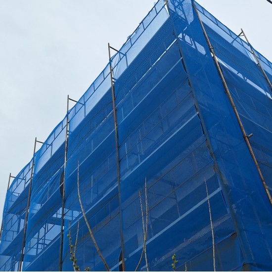 Δίχτυ Προστασίας Σκαλωσιάς BioSkaL Μπλέ 80 γραμ Πετονιάς monofilament σε 3 Χ100