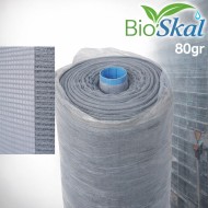 Δίχτυ Προστασίας Σκαλωσιάς BioSkaL Γκρι 80 γραμ Πετονιάς Monofilament ρολό 3Χ100