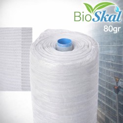 Δίχτυ Προστασίας Σκαλωσιάς BioSkaL Λευκό 80 γραμ Πετονιάς monofilament σε 3Χ100