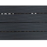 DECK-WPC Πλακάκι Δαπέδου Γκρι Σκούρο Black Πάχος 2,20cm x Πλάτος 30cm x Μήκος 60cm Τιμή ανά Τεμάχιο