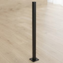 Γαλβανιζέ Κολώνα Μαύρη 1 μέτρο (Κόβεται στη Διάσταση που θέλετε) 2 Χιλιοστά 38Χ38 με Βάση και Τάπα Κατάλληλο για Deck Περιφράξης Γαλβανιζέ Κολώνα Μαύρη 1 μέτρο (Κόβεται στη Διάσταση που θέλετε) 2 Χιλιοστά 38Χ38 με Βάση και Τάπα Κατάλληλο για Deck Περιφράξης
