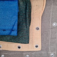 Ρέλιασμα με Διπλό γαζί σε δίχτυ Σκίασης στα μέτρα σας - Τιμή με το τρέχον Μέτρο