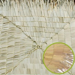 Κάλυμμα Ομπρέλας από Φοινικόφυλλο Ασιατικού Φοίνικα Ραφτό Στρογγυλό από Φ200 έως Φ400