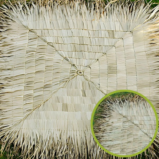 Κάλυμμα Ομπρέλας από Φοινικόφυλλο Ασιατικού Φοίνικα Ραφτό Τετράγωνο από 200εκ έως 300εκ