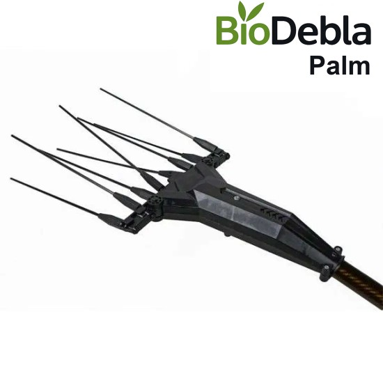 Πακέτο Ελαιοραβδιστικό BioDebla Palm με Μπαταρία Πλάτης 45Ah με Χτενάκια Ανθρακονήματος με Κοντάρι από Ανθρακόνημα 2,80μ με Ρυθμιστή