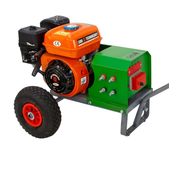 Βάση Τροχήλατη BioDebla με Δυναμό 100 Α με 4 Μπρίζες για 7 Ελαιοραβδιστικά