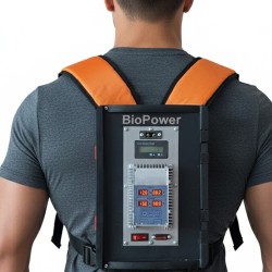 Μπαταρία Λιθίου LiFePO4 BioPower για Ελαιοραβδιστικά Κλαδευτήρια Φορητή με Ρυθμιστή Τάσης 12V-40V 60Ah με Σακίδιο Πλάτης Αντοχή 5000 Φορτίσεις Κατάλληλη για Ολα τα Ελαιοραβδιστικά 