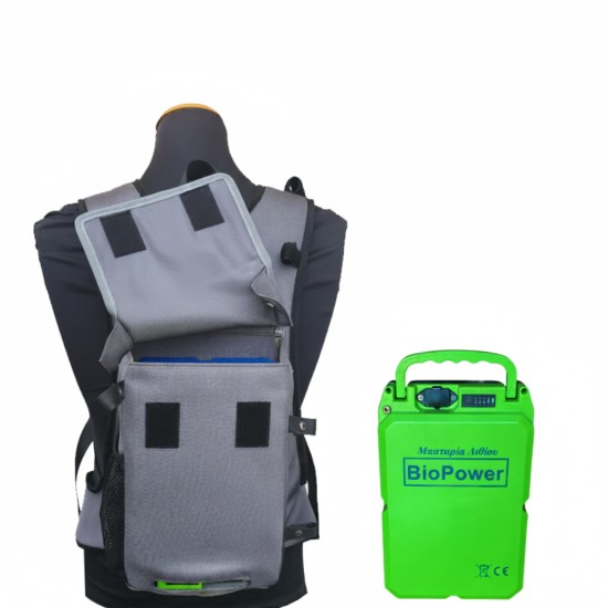 Πακέτο Ελαιοραβδιστικό Παλμικό Αχινός BioDebla Carbon 4D με Μπαταρία Πλάτης 45Ah με Κοντάρι από Ανθρακονήματα 2,3μ Βάρος 2,5 κιλά με Ραβδάκια Fiberglass με Μοτέρ Brushless 1000 Watt