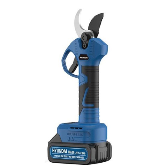 Ψαλίδι Κλαδέματος Μπαταρίας Hyundai 21V με Μέγιστη Διάμετρο Κοπής 25mm HSB2626 με Τηλεσκοπική Προέκταση έως 2,5μ