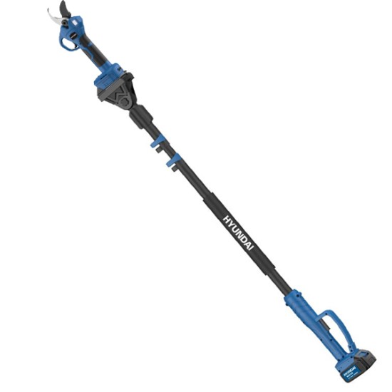 Ψαλίδι Κλαδέματος Μπαταρίας Hyundai 21V με Μέγιστη Διάμετρο Κοπής 25mm HSB2626 με Τηλεσκοπική Προέκταση έως 2,5μ