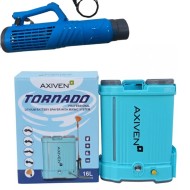 Ψεκαστήρας Μπαταρίας PRO ΛΙΘΙΟΥ 16 Lit, 12V-12Am, ΤΑΥΤΟΧΡΟΝΗΣ ΑΝΑΔΕΥΣΗΣ TORNADO Κατάλληλος και για Χαλκό, Ασβέστη Μαζί με Εκτοξευτήρας Scirocco Blower Οριζόντιας Απόστασης 8μ, Κατακόρυφης 4μ, ΜΠΛΕ