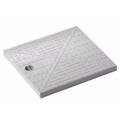 Καπάκι Φρεατίου Πλαστικό Καλωδίων, Αποχέτευσης, Υδροσυλλογής σε Γκρι Χρώμα σε Διαστάσεις από 200Χ200 έως 400Χ400mm