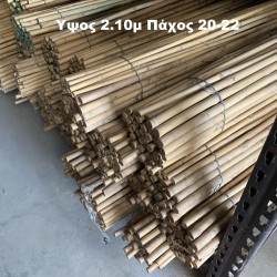 Καλάμια Bamboo Στήριξης Φυτών Δένδων Ελιάς Πάχους 20-22 mm Ύψος 210 cm 50τεμάχια
