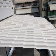 Πλαστικό Κεραμίδι σε Φύλλο 1,04μ (0,96 ωφέλιμο) Χ 2,41μ Διάφανο Αποστολή από την Αποθήκη Θεσσαλονίκης