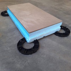 Πλαστικά Στηρίγματα Ταρατσόπλακας Θερμομόνωσης Αποστάτης με Εγκοπές (1 κιβώτιο - 400τεμ) για 65τ.μ.