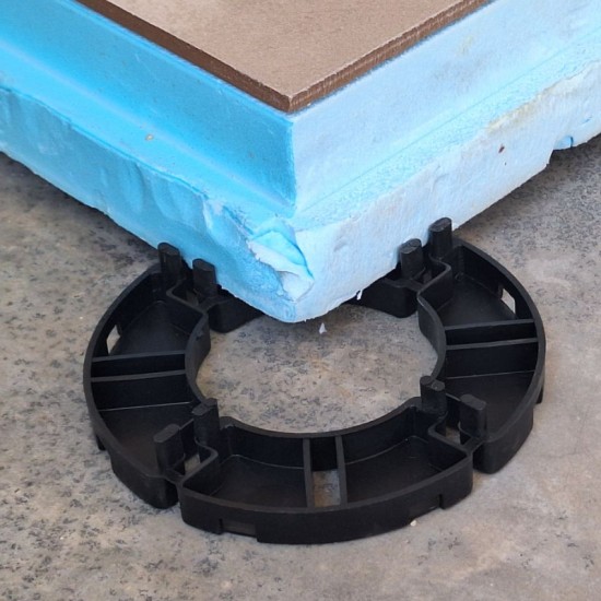 Πλαστικά Στηρίγματα Ταρατσόπλακας Θερμομόνωσης Αποστάτης με Εγκοπές (1 κιβώτιο - 400τεμ) για 65τ.μ.