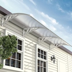 Στέγαστρο Πολυκαρβονικό Πόρτας Παραθύρου 120εκ Χ 93 εκ